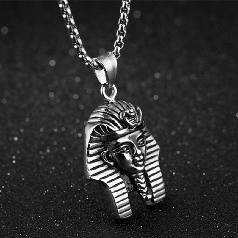 Titanium Steel Alloy Pharaoh Necklace