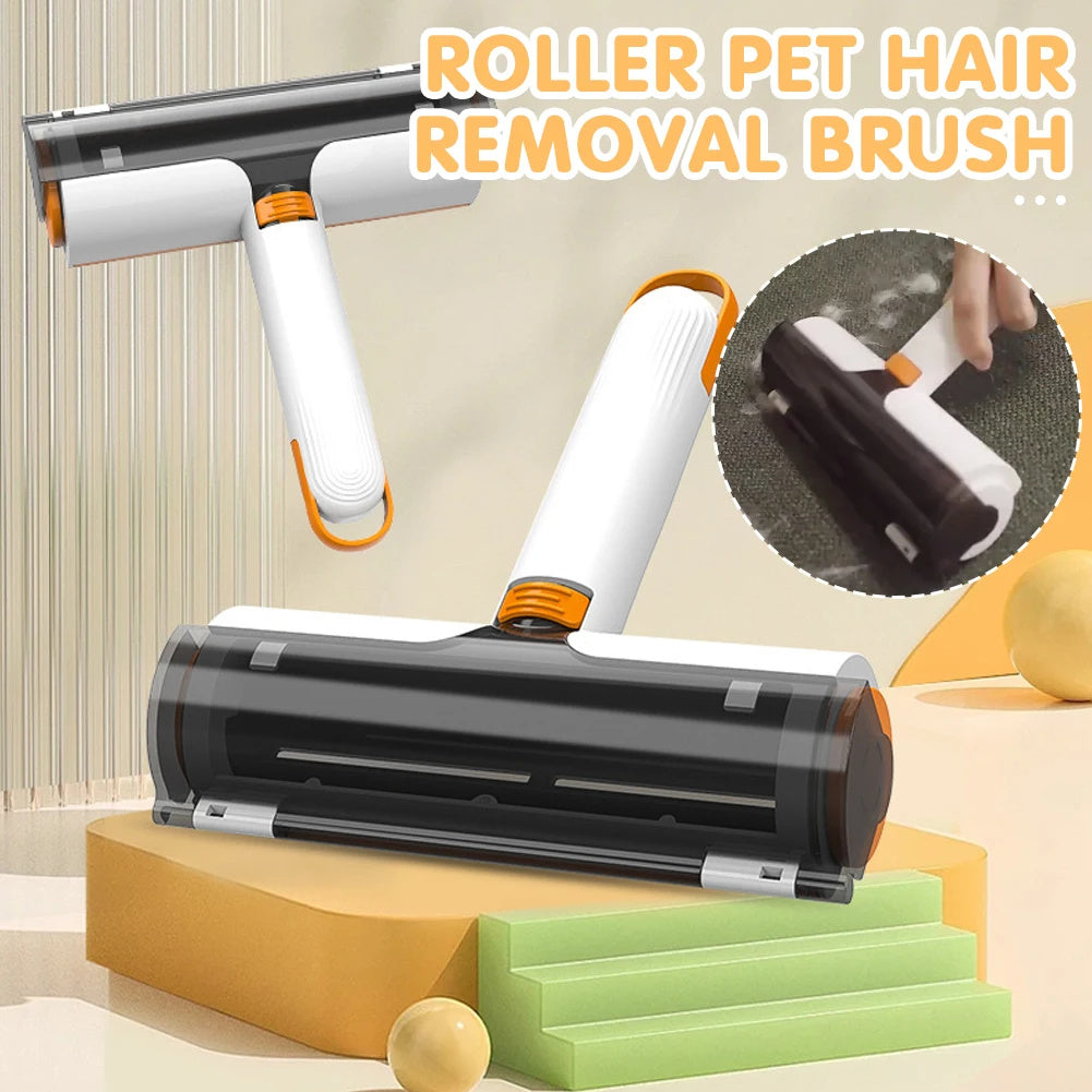 2 In 1 Pet Hair Removal Roller Multifunctional Portable Washable Hair Removal Brush Pet Supplies - Minihomy