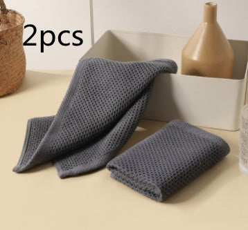 Honeycomb Absorbent Cotton Breathable Kitchen Cleaning Towel - Minihomy