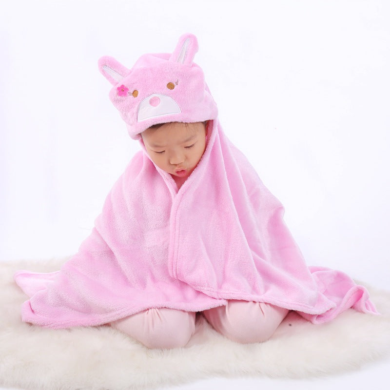 Hood Bath Towel For Kids Baby Bathrobe Cute Animal Towel: Wrap Your Little One in Cozy Comfort