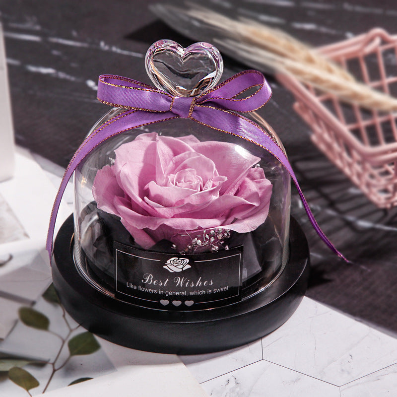 Give the Gift of Everlasting Love: Eternal Rose with LED Light - Minihomy