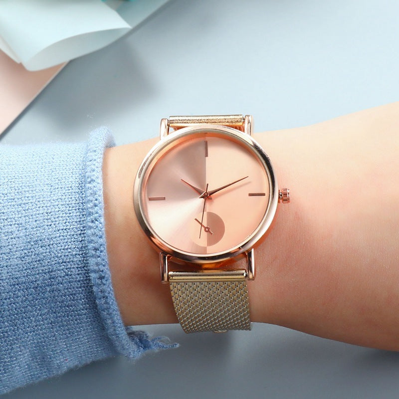 Simple Style New Ladies Hook Buckle Alloy Watches Women Wristwatch Quartz