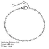 Women's Stainless Steel Anklets - Non-Fading & Durable