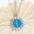 Good Friend Girlfriends Series Two-person Pendant Cute Sun Flower Necklace - Minihomy