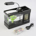 Mini Aquarium Perpetual Calendar Alarm Clock USB Flowing Lights Have Years of Gifts - Minihomy