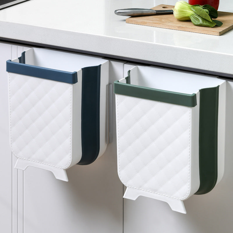 Kitchen Folding Trash Can - Space-Saving Design - Modern Kitchens - Minihomy