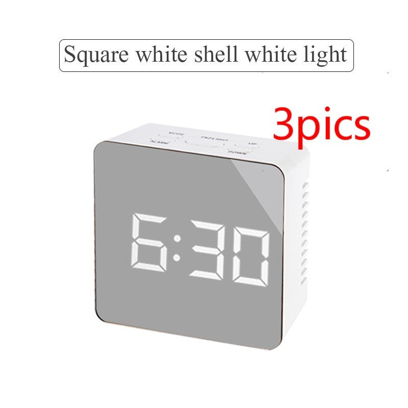 Digital LED multi-function mirror clock - Minihomy