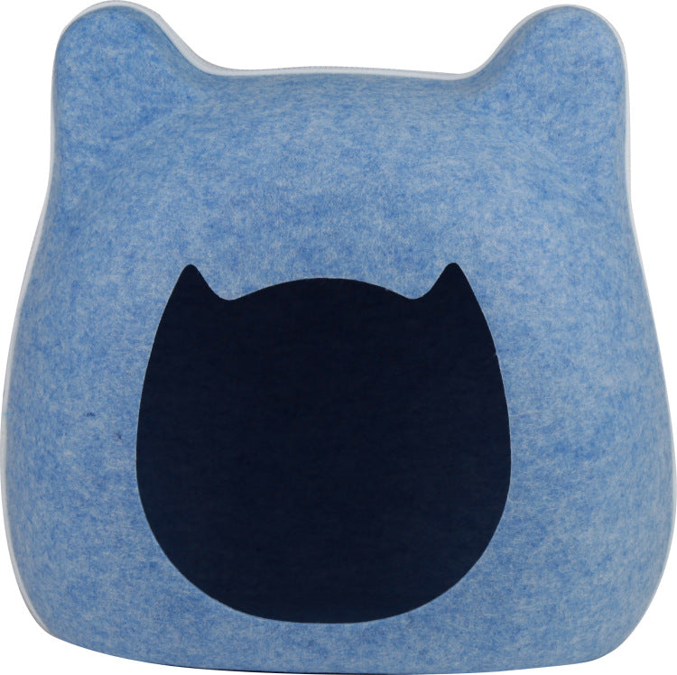 Deep sleep litter cat bed