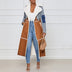 Denim Long Cotton Jacket - Minihomy