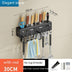 Kitchen Stainless Steel Knife Holder Punch-free Chopstick Canister Storage Hook Rack - Minihomy