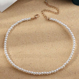 Elegant Round Temperament Pearl Necklace - Minihomy