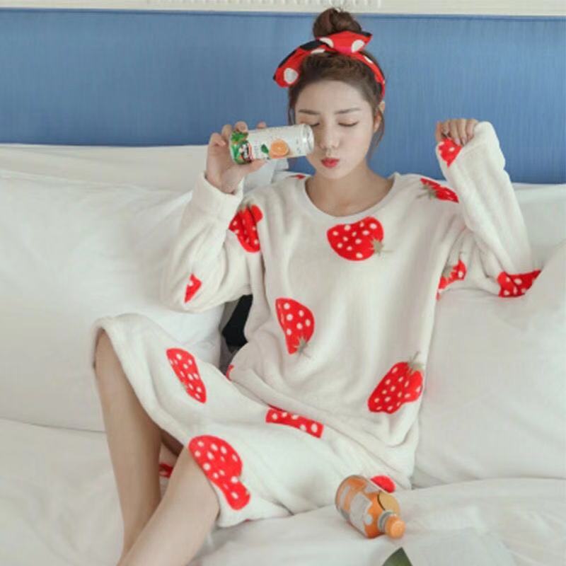 Autumn And Winter Pajamas Women - Minihomy