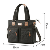 Men's Handbag Canvas Business Briefcase - Minihomy