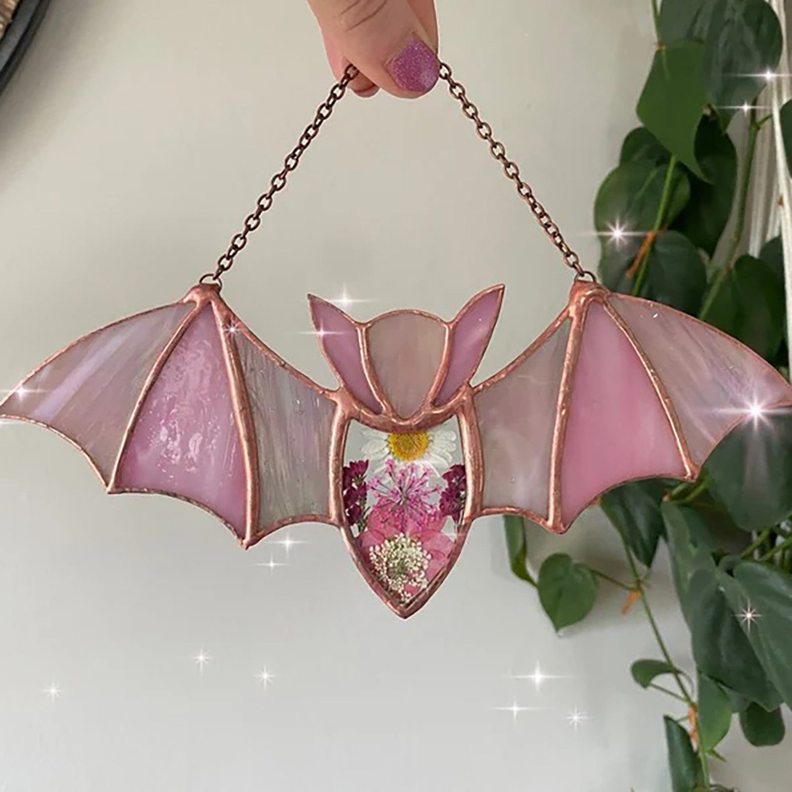 Halloween Bar Haunted House Colorful Bats Home Decorations - Minihomy