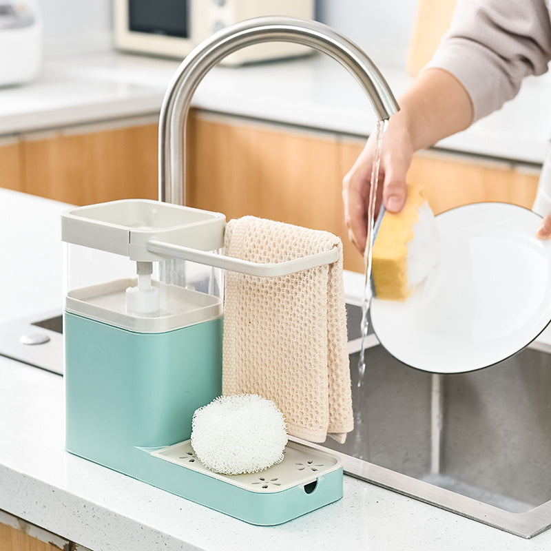 Kitchen Cleaning Organizer Rack: Multifunctional Storage & Drying Solution