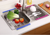 Folding Kitchen Drain Sink Rack Stainless Steel - Minihomy