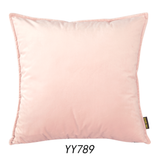 Solid color velvet pillow velvet