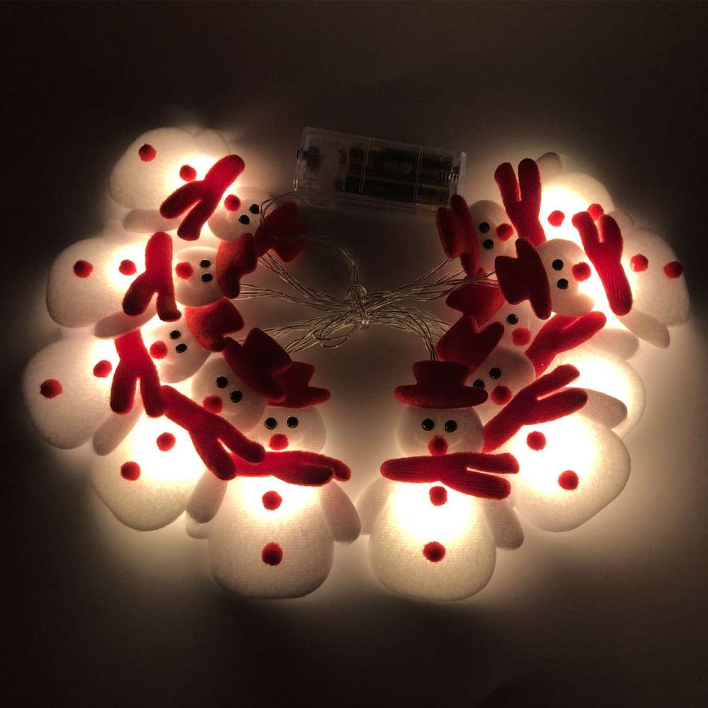 Christmas Snowman LED Light String Elk - Minihomy