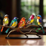 Bird Branch Desktop Ornaments - Home Decor for Bird Lovers