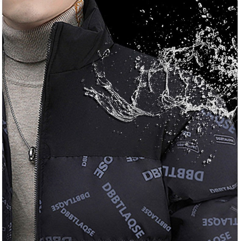 Winter Down Cotton-padded Coat - Printing