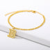 Initial Gold Letter Anklet Alphabet Pendants Jewelry - Minihomy