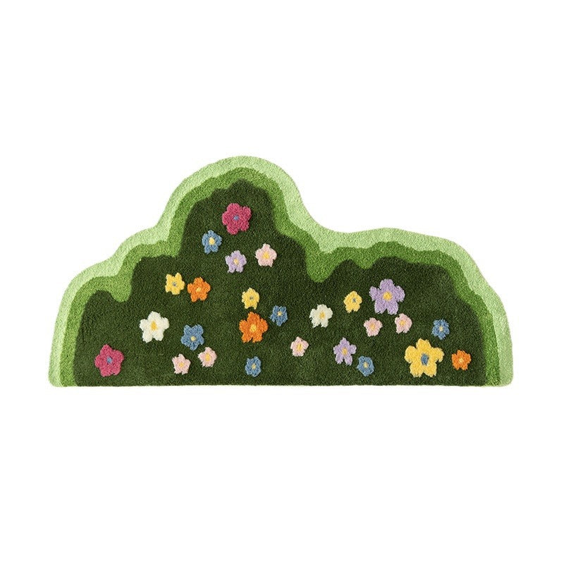 Living Room Carpet Plants Flower Bedroom Rug Soft Hallway Area Floor Pad Mat Doormat - Minihomy