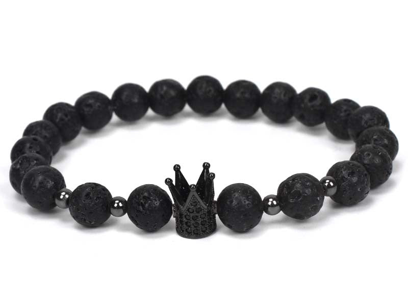 Natural Stone Owl Head Yoga Bracelet - Minihomy