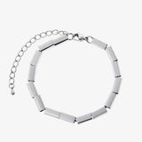 Square Pearl Bracelets For Men Women Double Stacking Simple