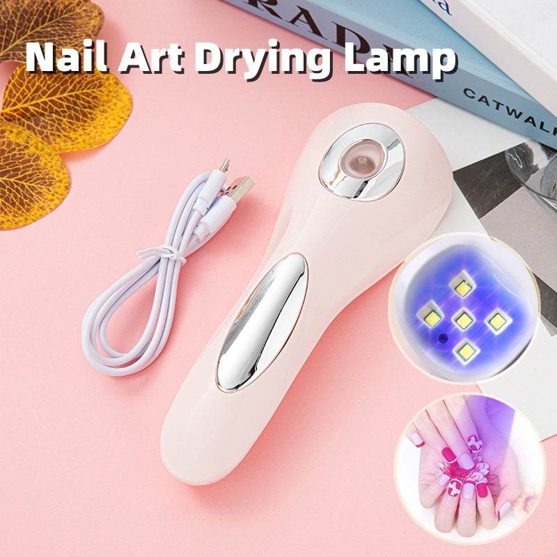 Handheld Nail Drying Lamp - Rechargeable UV LED Lamp for Gel Nails
