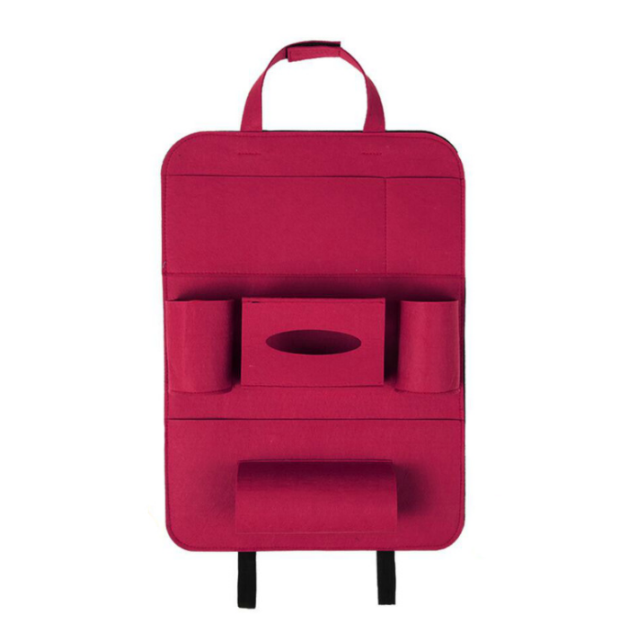 Car-Styling Holder Multi-Pocket Seat Wool Felt Storage bag