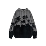 Coconut Hooded Sweater Loose Design