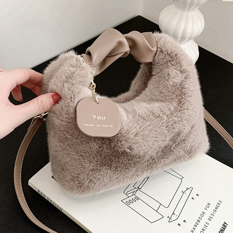 Winter Tote - Cute Plush Women