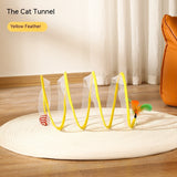 Cat Tunnel Foldable S-Type Interactive Toy for Kittens & Cats - Outdoor Play & Indoor Fun - Minihomy