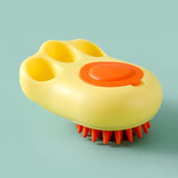 Durable Cat Paw Bath Brush Fine Foaming Labor-saving Cartoon Shape Pet Dog Cat Pet Hair Grooming Brush Reusable Dog Hair Comb Pet Products - Minihomy