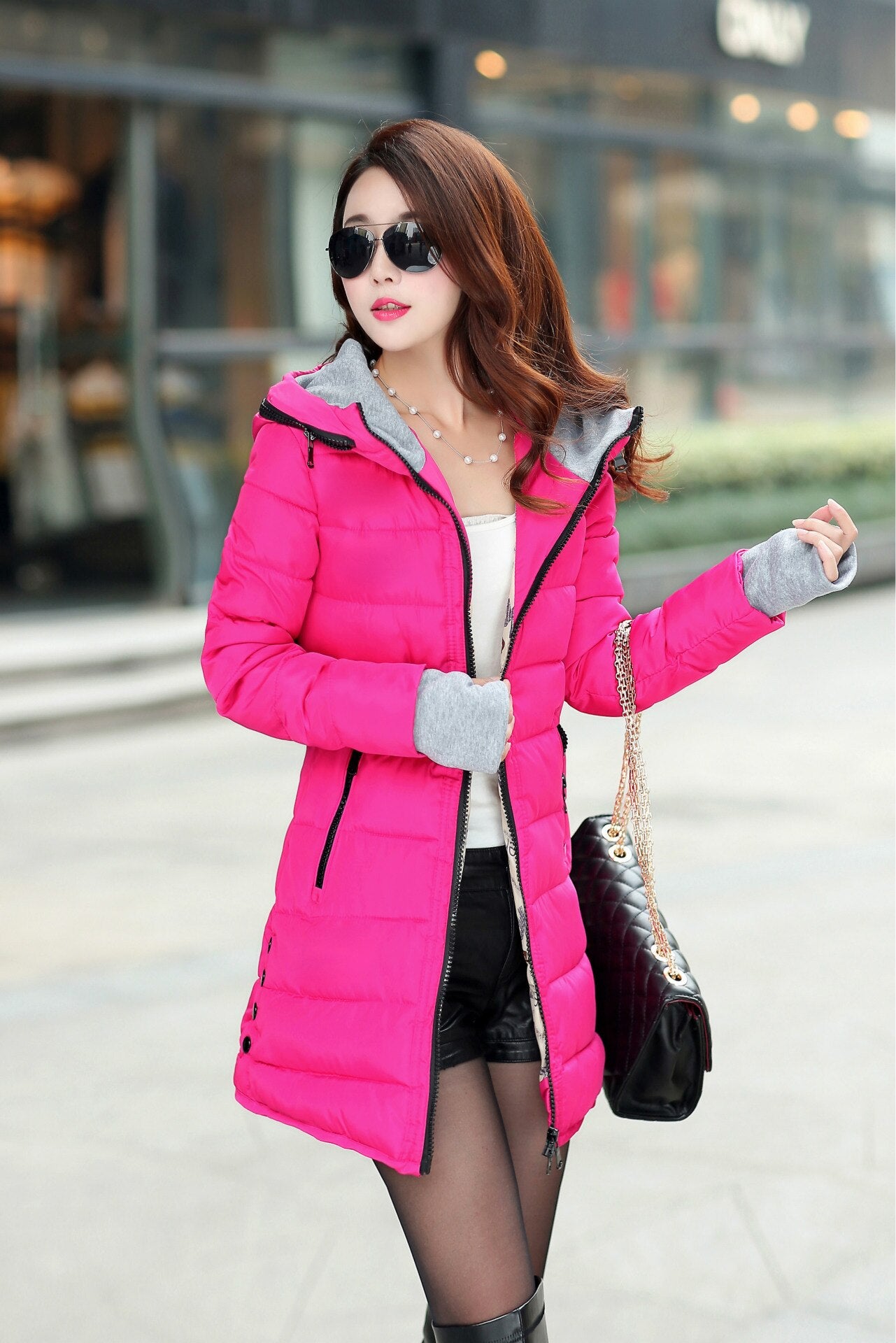 Mid-length Down Jacket for Women