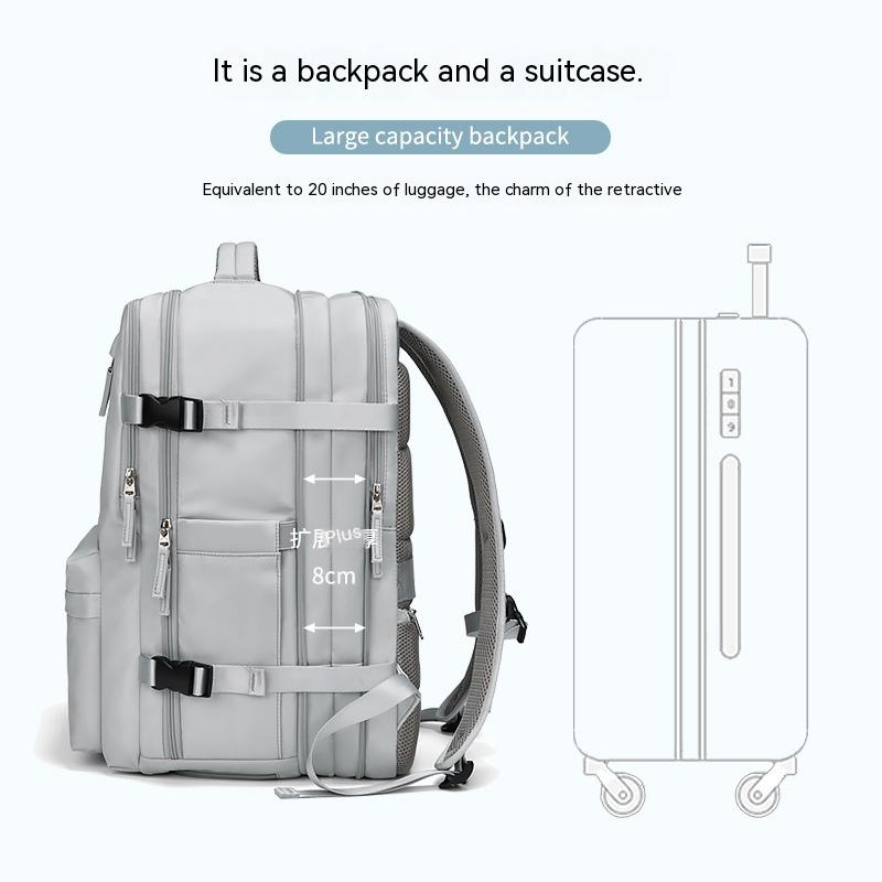 Expansion Backpack Women's Casual Dry Wet Separation Backpack - Minihomy