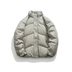 Men's Fashion Simple Raglan Sleeve Printing Stand-up Collar Down Jacket - Minihomy