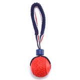 Interactive Dog Toy Ball - Teether with Rope for Chewing, Training & Fun