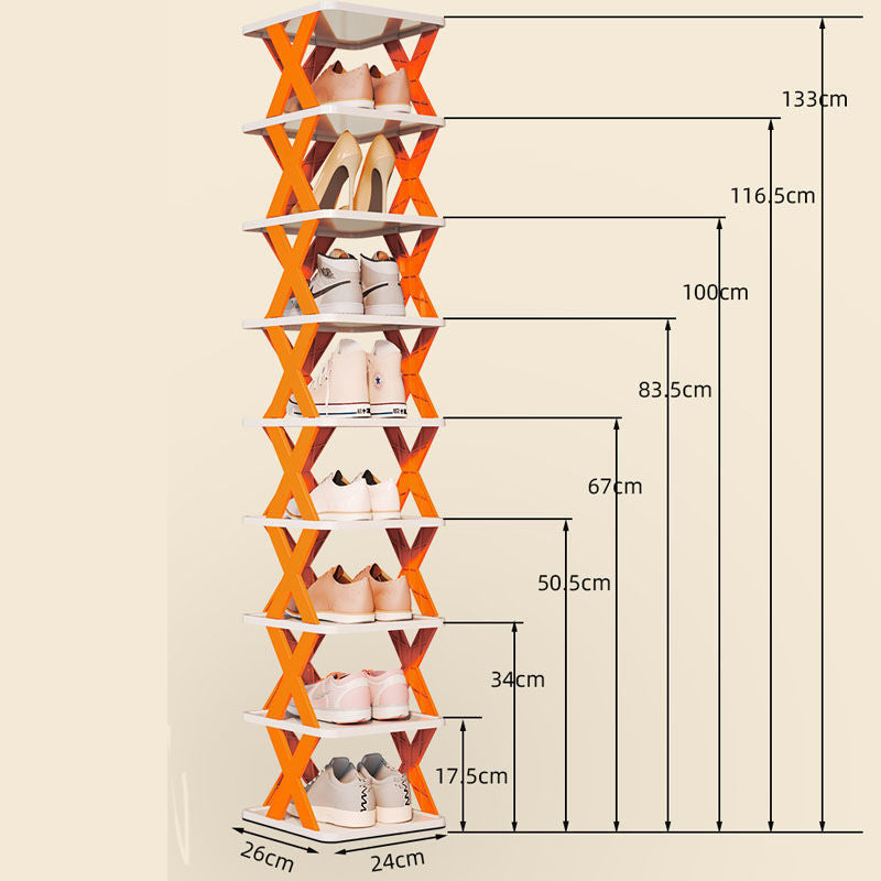 Multi-layer Creative Shoe Rack Household Installation-free Folding - Minihomy