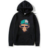 Monkey Printed Men's Hoodie Leisure Warm Sweatshirt