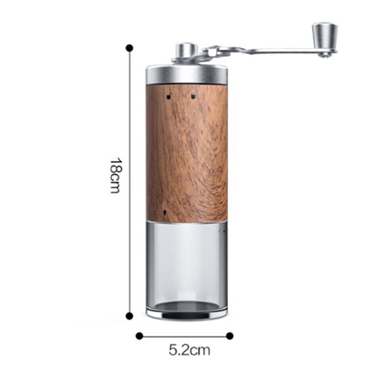 Hand Crank Coffee Grinder - Portable Manual Burr Grinder