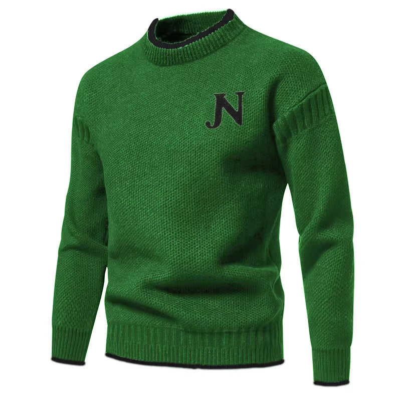 Trendy Leisure Warm Knitted Bottoming Shirt Youth Sweater