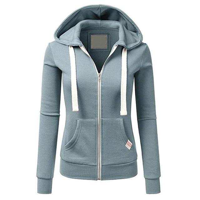 Autumn Winter Women Sweatshirts Hoodie Long Sleeve Jackets