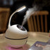 Humidifier Rechargeable Mini Ultrasonic Aroma Diffuser with LED Light Fan - Minihomy