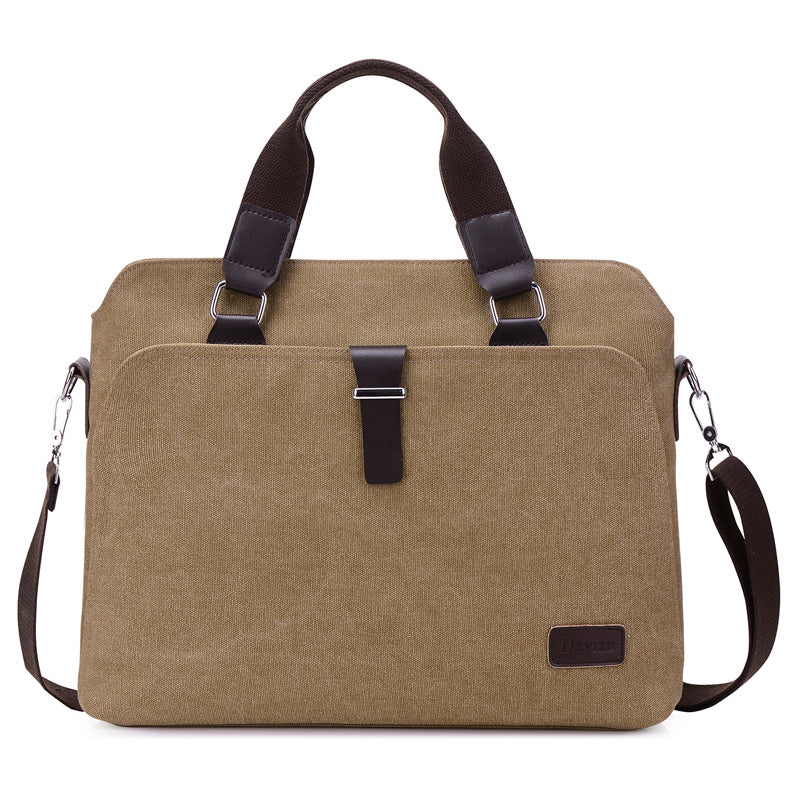 Tote Bag Men's Simple Canvas Briefcase