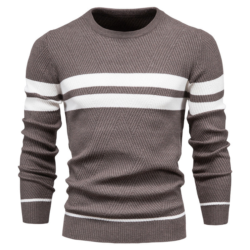 Men's  Casual Striped Sweater