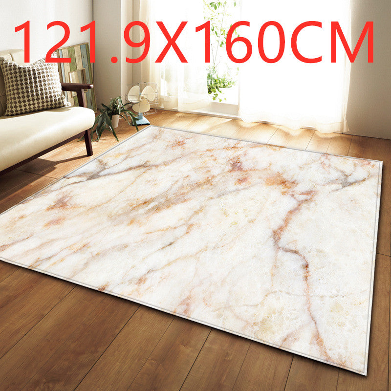 Marble Living Room Carpet Bedroom Restaurant Carpet - Minihomy