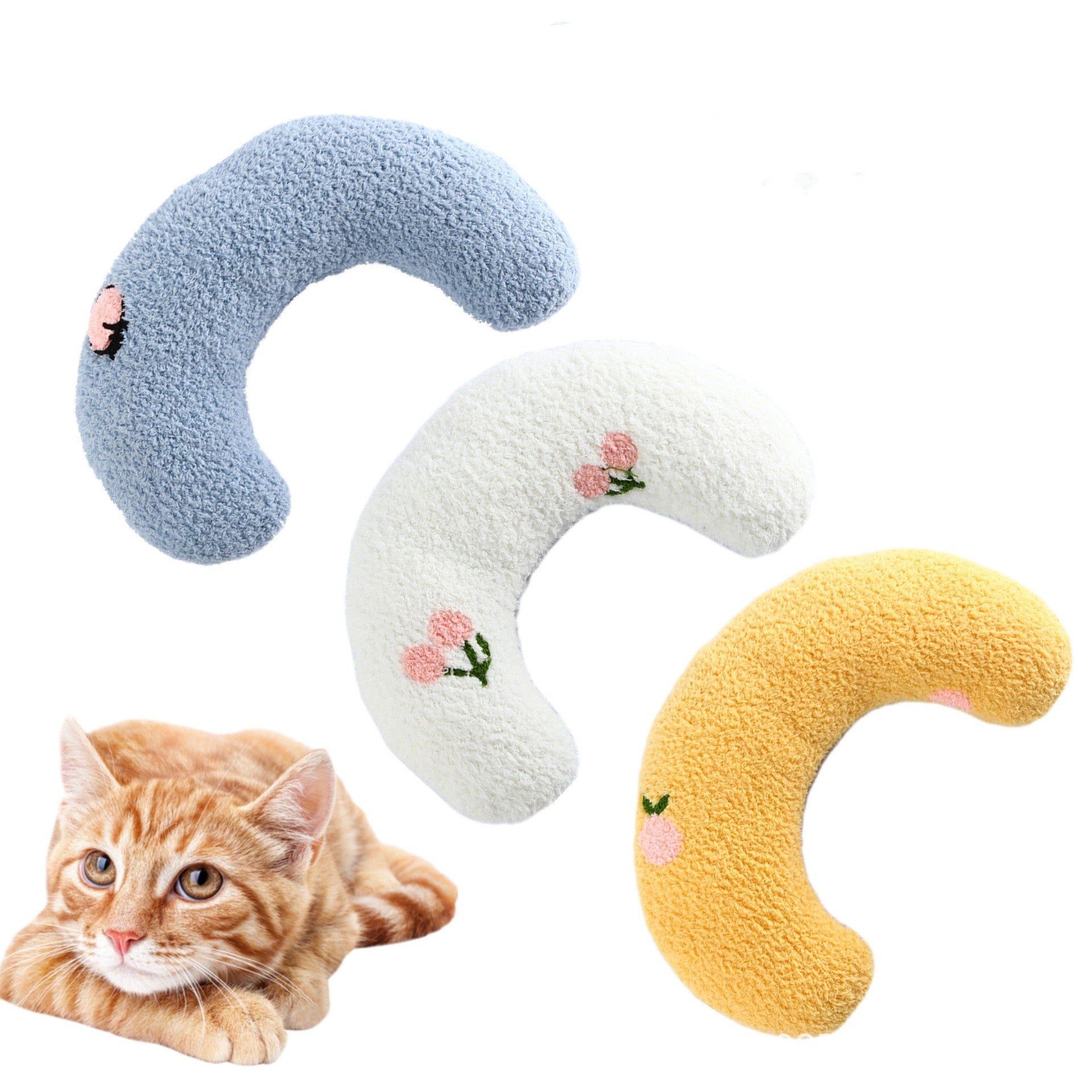 Little Pillow for Cats - Neck Protector Deep Sleep Puppy U-Shaped Pillow