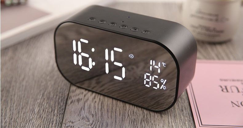 Wireless Bluetooth Low - Tone Speaker With Alarm Clock