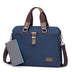 Men's Business Casual Oxford Cloth Handheld One Shoulder Canvas Briefcase - Minihomy